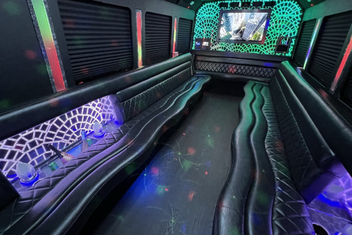 Edmond Limo Bus Interior