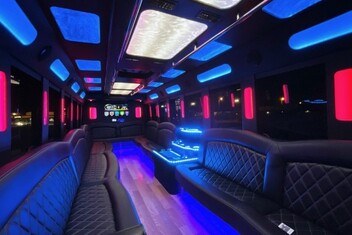 Edmond Limousine Bus Interior