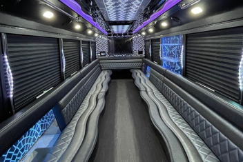 Edmond Party Bus Interior