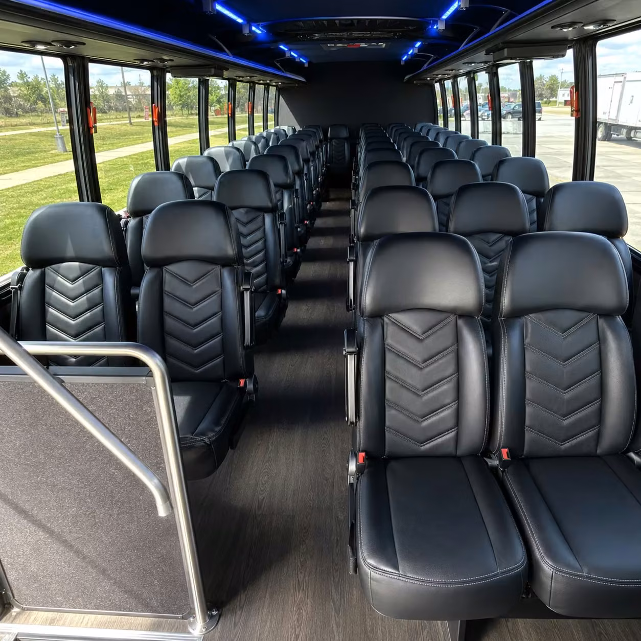 35 passenger minibus interior