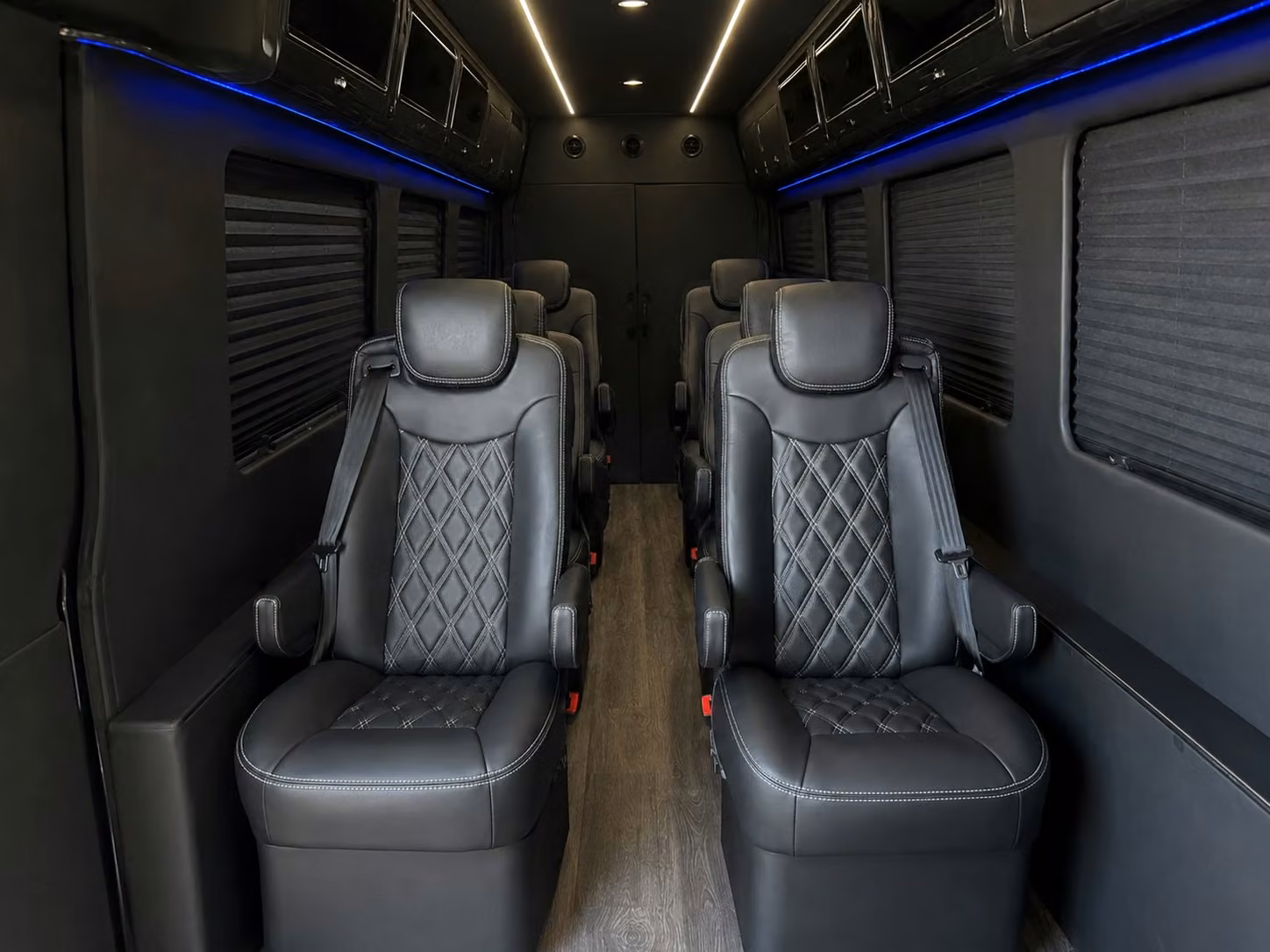 sprinter van with driver interior